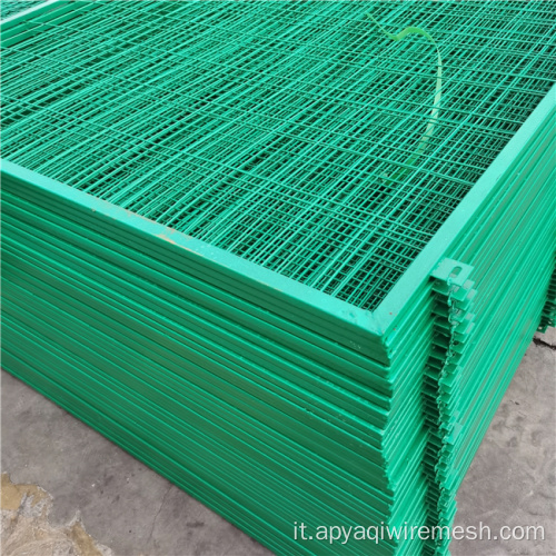 Fence in rete in galvanizzato in ferro saldato in PVC in PVC